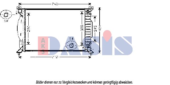 AKS DASIS Radiators, Motora dzesēšanas sistēma 480044N